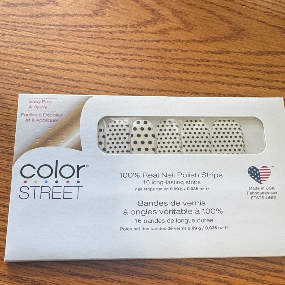 Color Street Black and White Nail Strips